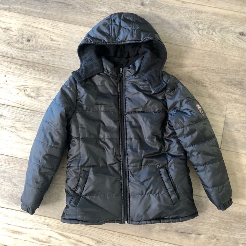 Girl’s Pink Platinum Puffer Jacket